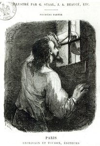 Edmond Dantes fängslad i Chateau d